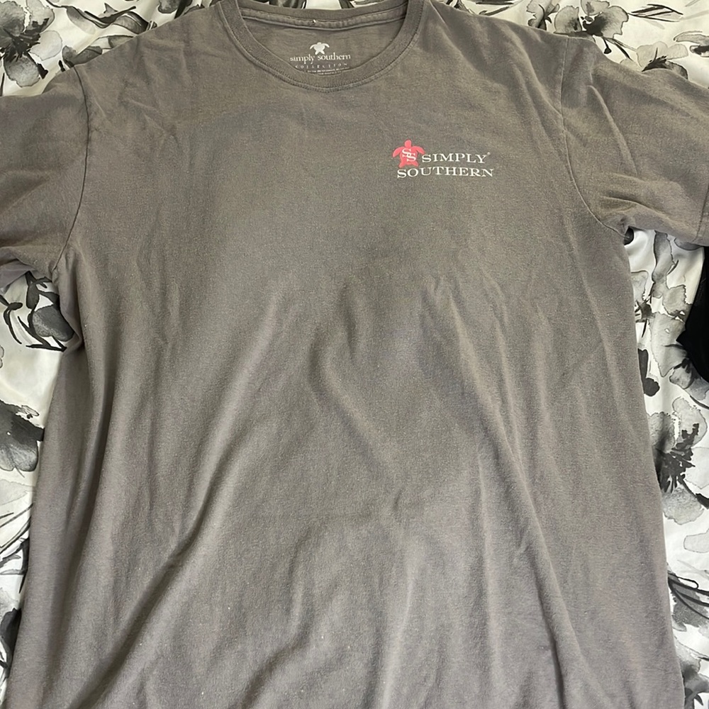 Taupe simply southern t shirt
